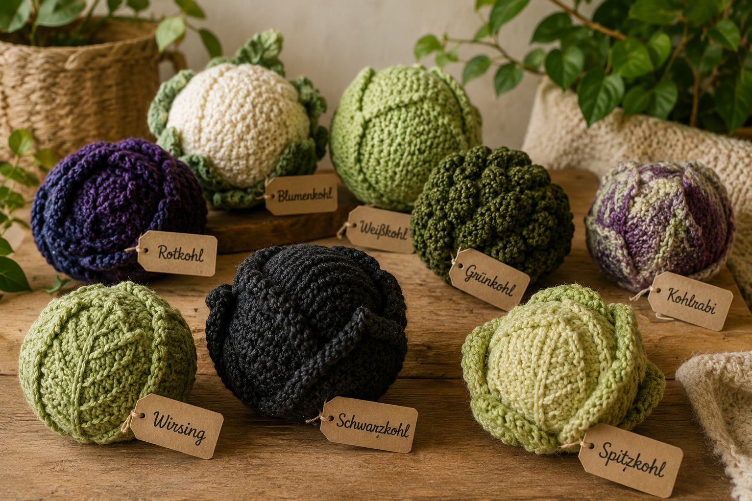 Gestrickter Kohl